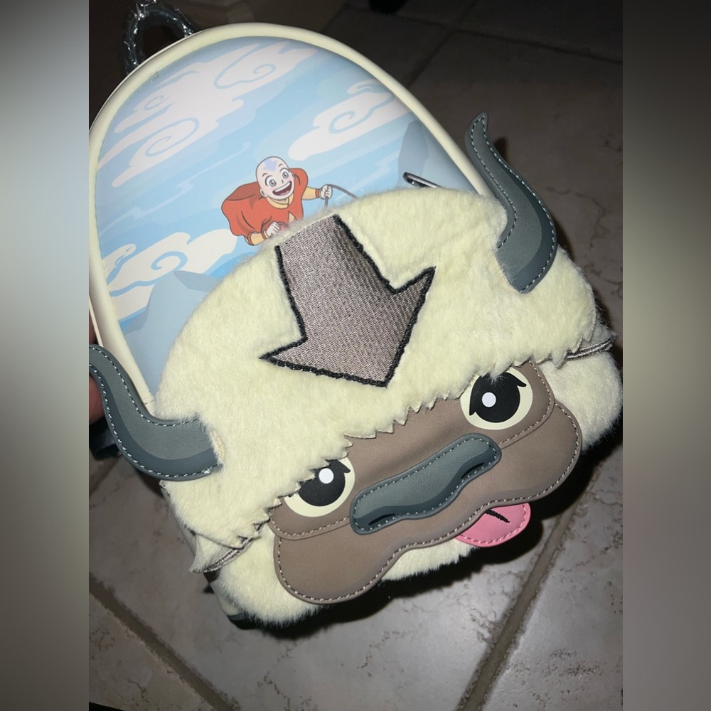 Original Nickelodeon Aang and Appa Cosplay Plush Mini Backpack